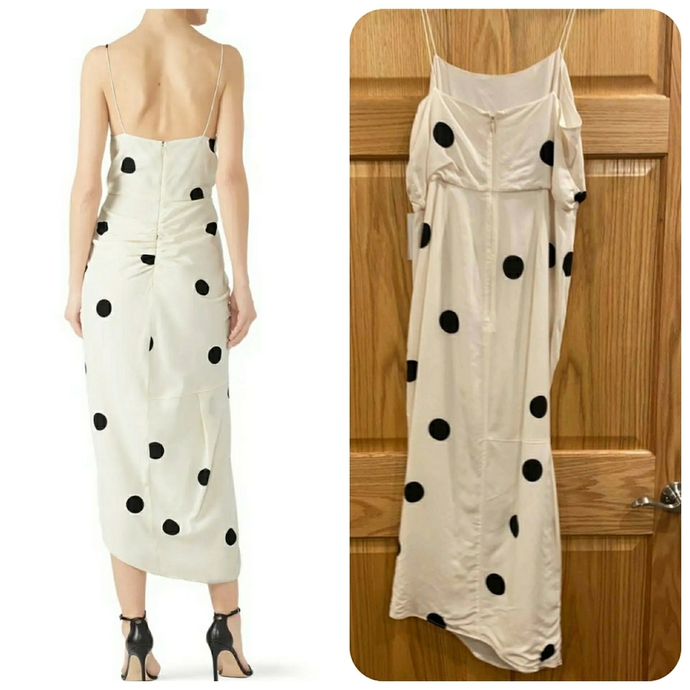 Dereh Crepe
Pleating at front
Polka-dot print - Picture 2 of 13